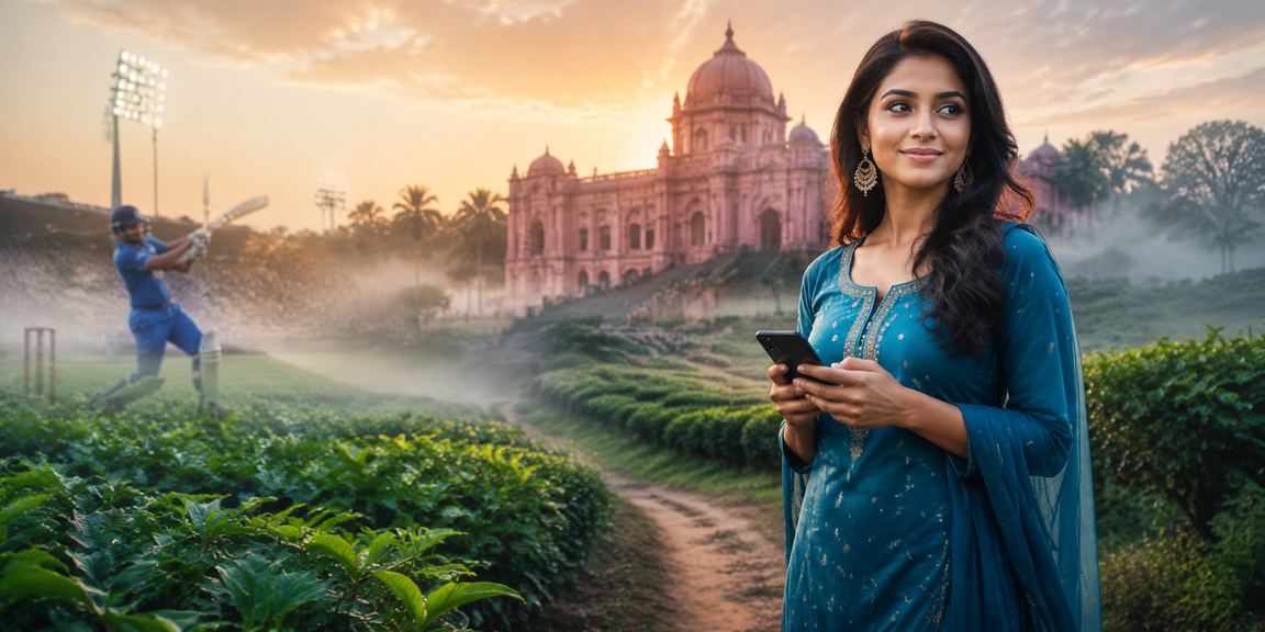 ঢাকায় বাংলাদেশি নারী gamdom - এ ক্রিকেট বেটিং দেখছেন